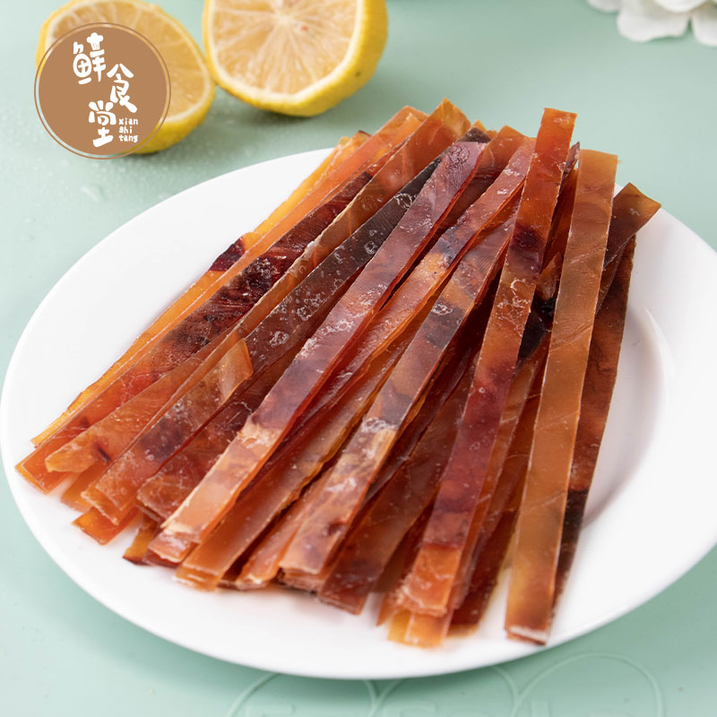 鱿鱼耳丝龙耳片耐嚼磨牙低脂零食鱿鱼须休闲即食鱿鱼干货鱿鱼条