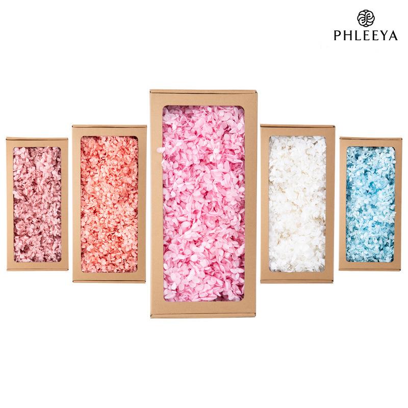 永生花木绣球100克中叶绣球花diy干花仿真材料花材教师节工厂