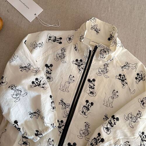 儿童卡通防晒衣男2025夏季新款小童薄款外套宝宝满印防晒服女洋气