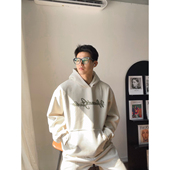 DAL 重磅高街潮流连帽卫衣男2025年秋冬新款 宽松百搭复古情侣上衣