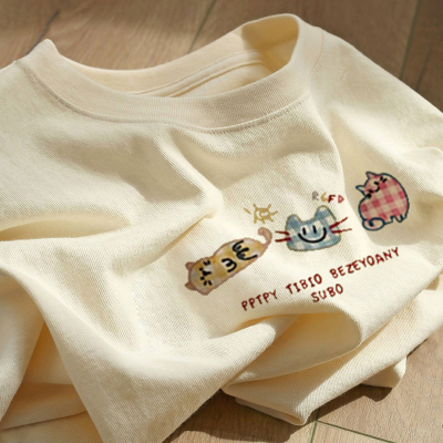 早秋纯棉长袖t恤女装内搭打底衫冬季2025新款爆款欧货加绒上衣服