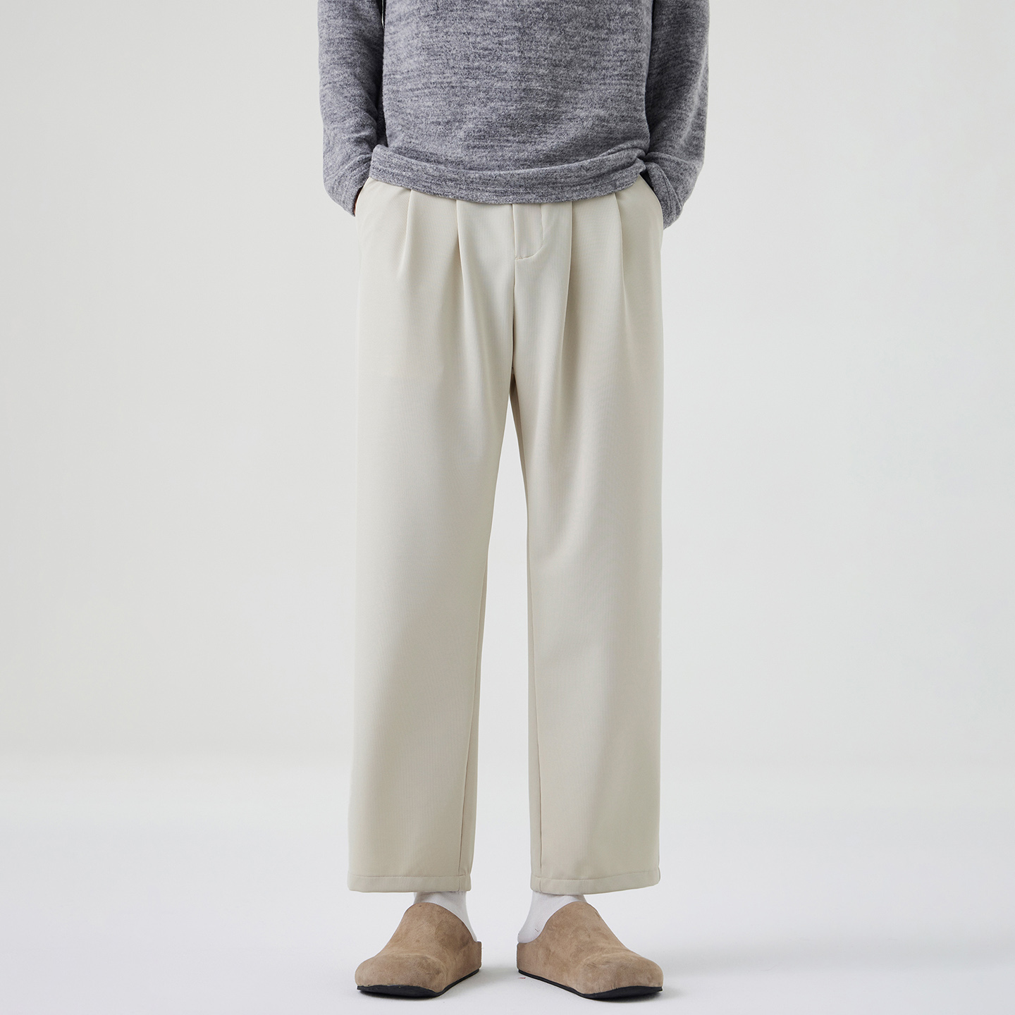 NBKY直筒九分休闲裤男2025秋款