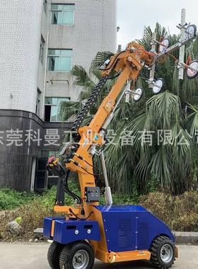 智能多功能弧度玻璃安装吸盘车吸石材电动翻转真空搬运机械车WSR