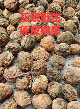 野生桃枭毛桃真正的桃枭原皮正宗毛桃核东南枝树上摘果恋枝桃桃奴