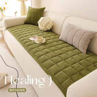 輕奢高檔毛絨加厚沙發墊子床前墊防滑紅木實木坐墊真皮沙發墊秋冬