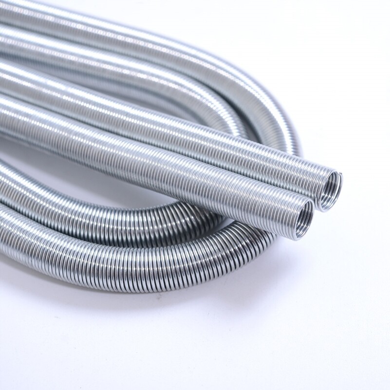 油管钢丝护套4MM4MM6碳钢镀锌弹簧润滑软管尼龙毫机床软弹簧数控O