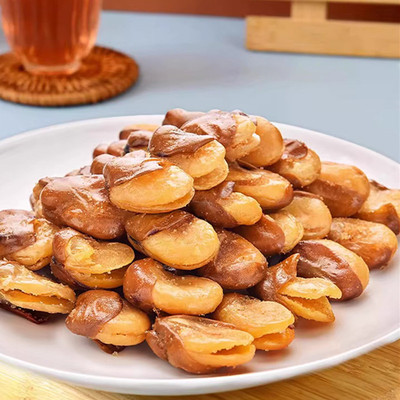 兰花豆盐焗味500g罐装下酒菜小吃