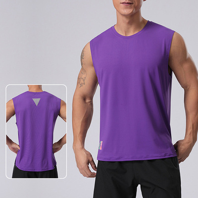 专业马拉松跑步背心男士轻量竞速比赛训练运动速干无袖健身篮球衣
