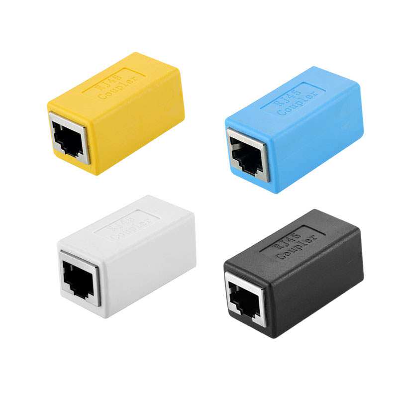 直通连接器rj45网线对接头双通头宽带电脑延长网络水晶头接口