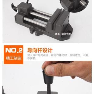 包邮 金丰快速钻床平口钳精密台钻用快动夹具木工台钳3寸4寸6寸8寸