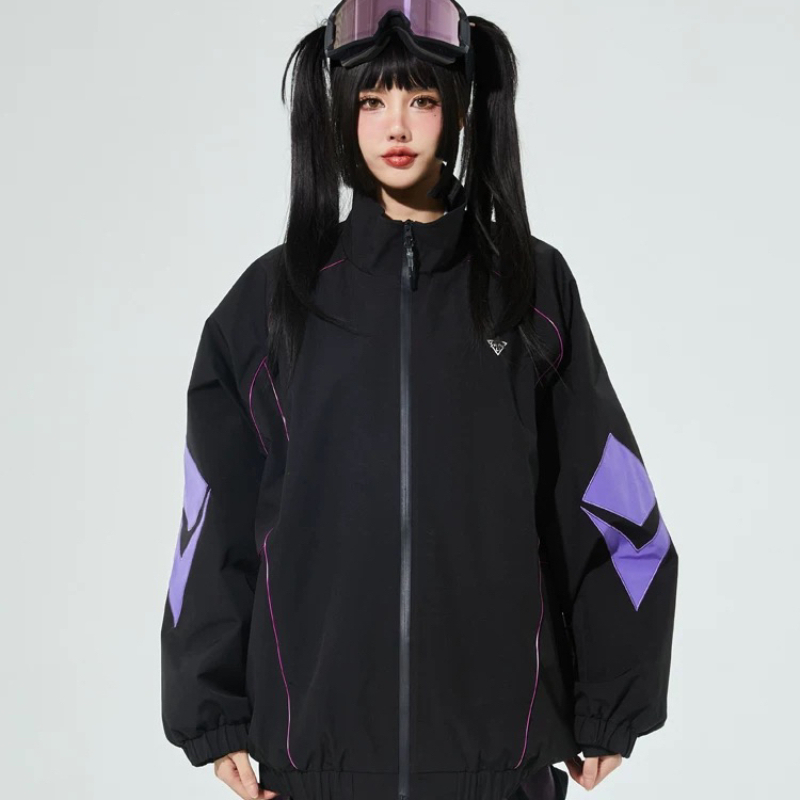 Swagli 野狼disco灯光条防水防风时尚休闲户外潮流男女滑雪服外套