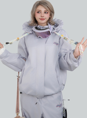 SWAGLI【花园宝宝】滑雪服套装加绒保暖户外休闲单双板滑雪服