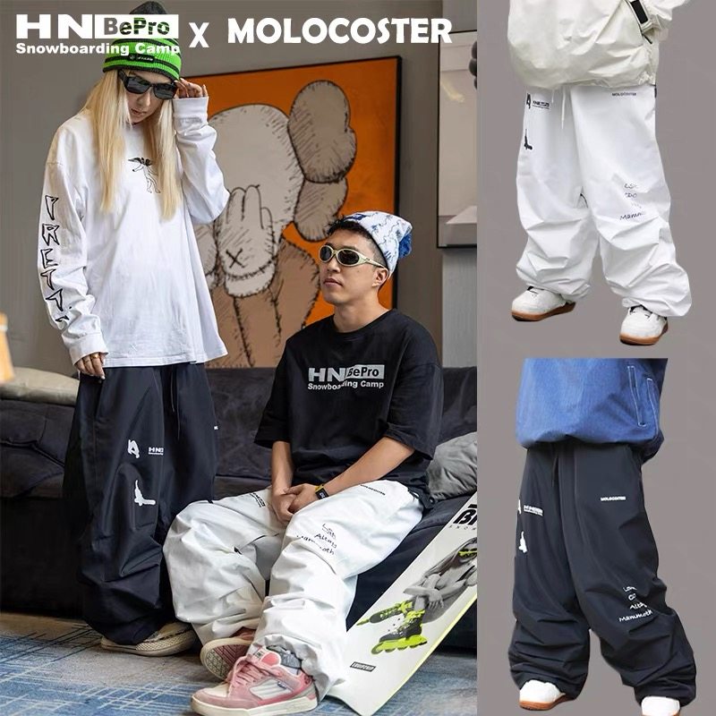 Molocoster西猿HN-BePro联名单板滑雪训练营男女防水滑雪裤