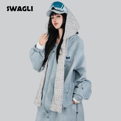 SWAGLI【爱豆】3L滑雪服防风防水加绒加厚滑雪服滑雪裤
