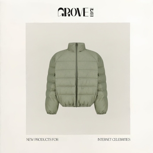 现货 韩国设计师男女同款 GROVE 新款 两穿羽绒服外套 EDGE冬季