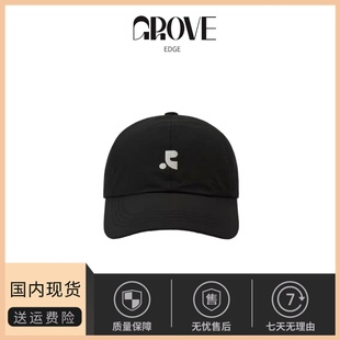 EDGE韩国小众迪丽热巴刺绣尼龙棒球帽鸭舌帽遮阳帽 GROVE 现货