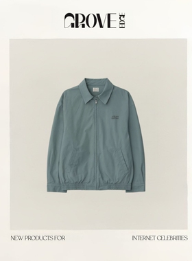 【现货】GROVE EDGE新款韩国设计师钉珠字母夹克外套