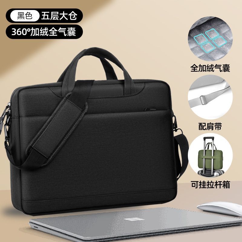 电脑包18寸大容量商务手提电脑包适用联想小新14拯救者15笔记本16.1单肩17.3寸男女