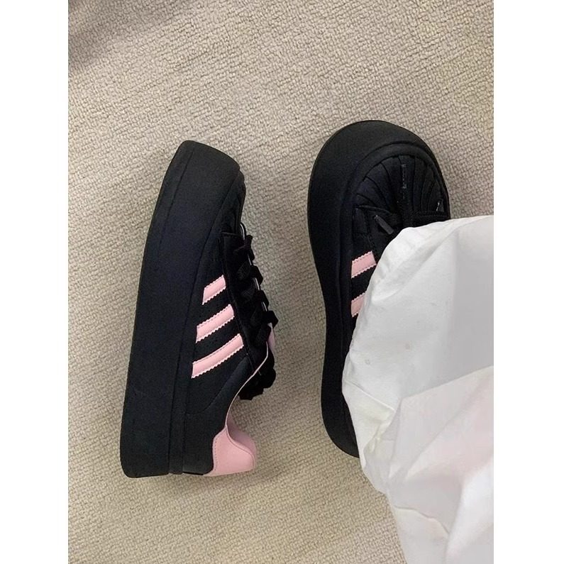 板鞋女2025新款秋冬季小众可爱圆头丑萌经典色贝壳头厚底大头鞋女,女鞋,时尚休闲鞋,淘宝优惠券,粉丝福利购,淘宝优惠卷