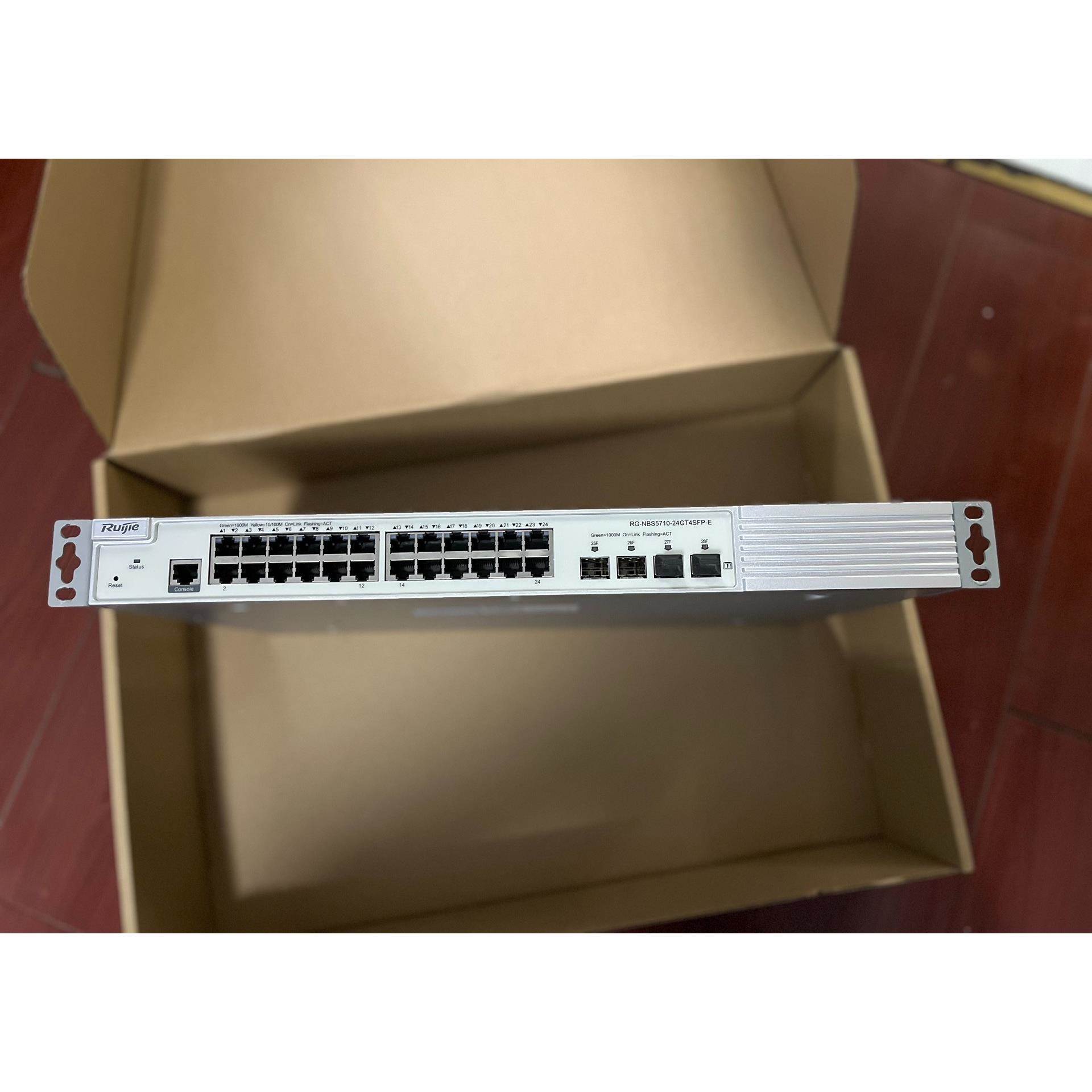 议价锐捷睿易RG-NBS5710-24GT4SFP-E