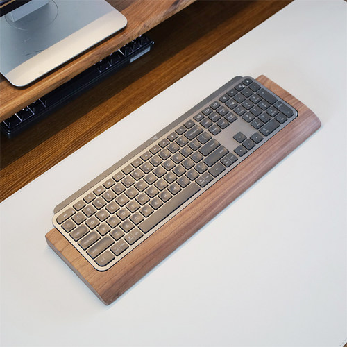 黑胡桃木mxkeys mini键盘手托MX Keys键盘底座托MxMechanical支架