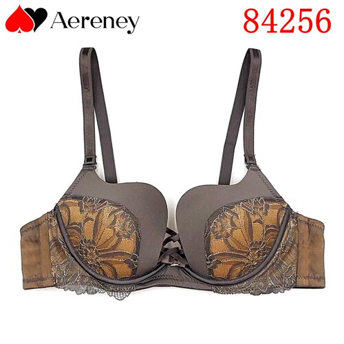 AERENEY爱亦心伊法式性感内衣BC杯软钢圈聚拢贝壳杯透气文胸84256