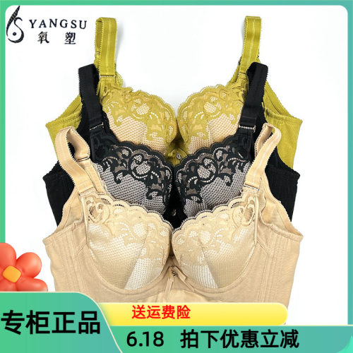 六月玫瑰氧塑文胸8309软钢圈BC中薄杯聚拢上托收副乳调整型内衣女