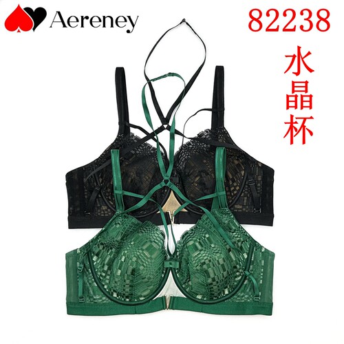AERENEY爱亦心伊法式性感内衣BCD超薄水晶杯大胸显小文胸罩82238