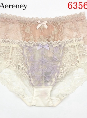 AERENEY爱亦心伊性感蕾丝女平角裤63566A配81566 82566 84566文胸