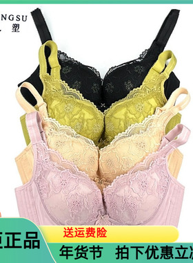 六月玫瑰氧塑内衣软钢圈厚B杯小胸聚拢上托收副乳调整型文胸8301