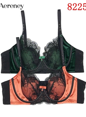 AERENEY爱亦心伊法式性感内衣BC超薄小水晶杯大胸显小文胸82252A