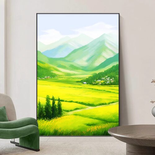 绿水青山风景装饰画2026新款