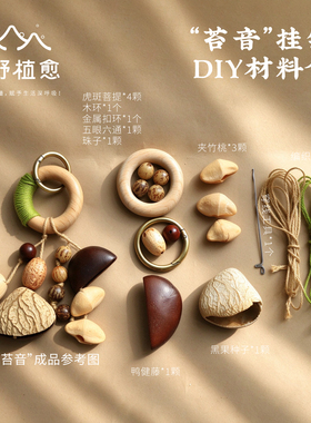 可爱包包挂件植物果壳挂饰