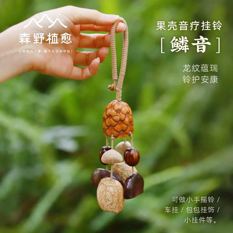 天然果壳手摇铃铛森野植愈