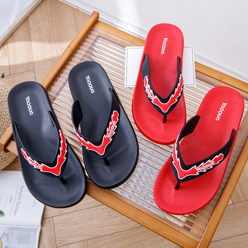 潮流个性日常休闲PVC塑料凉拖鞋