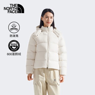 TheNorthFace北面羽绒服女25秋冬户外防风保暖600蓬鹅绒外套8ENC