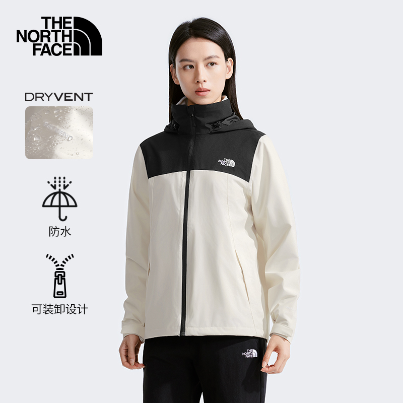 TheNorthFace北面女Sangro拼色硬壳冲锋衣外套户外防水新款|8CK6