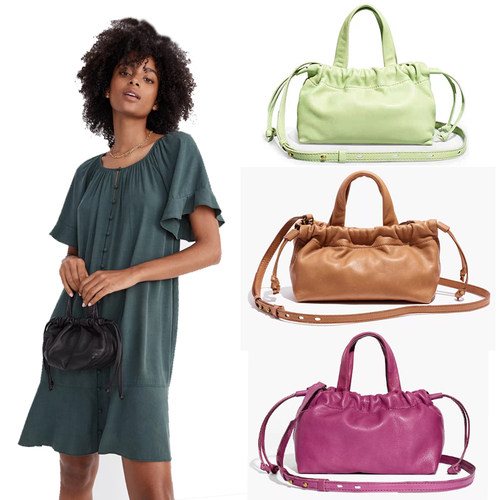 美国Madewell The Piazza Mini Crossbody Bag云朵包单肩斜跨女包