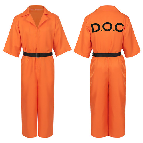 美国路易吉cos服囚犯服儿童成人囚服cosplay二次元动漫服男装现货