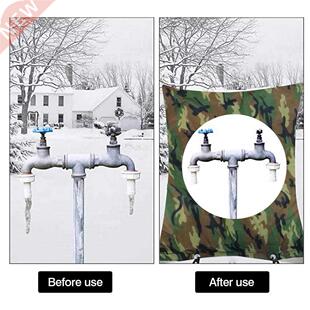 76x60cm Faucet Antifreeze Covers Winter Saving Tap Protecti