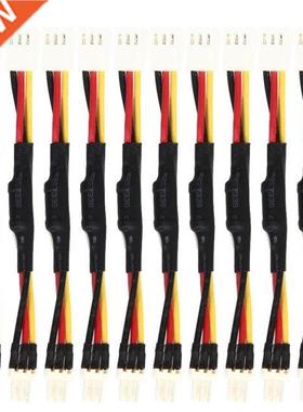 10pcs PIN Reduce PC Fan Speed Noise Extension Resistor Cabl