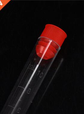 10Pcs New 16x100mm Clear Plastic Test Tubes With Caps Lab Ro