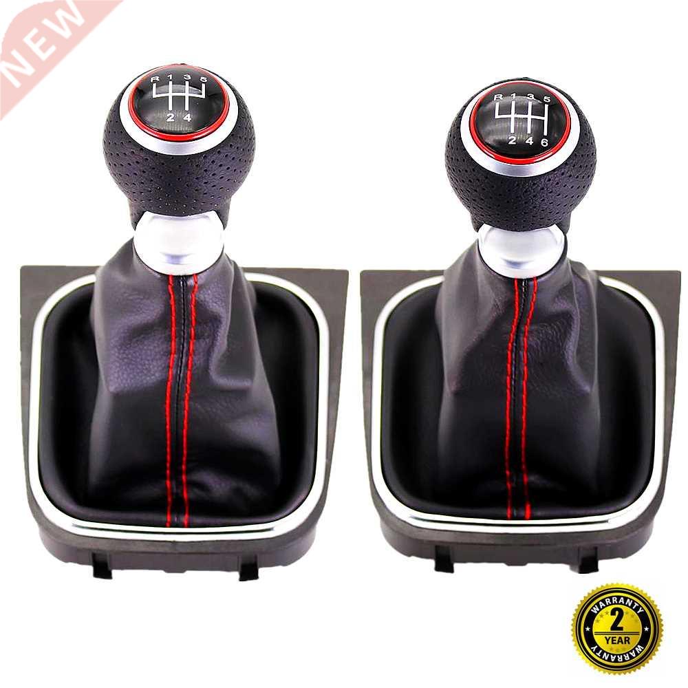 5 / 6 Speed Gear Stick Shift Knob Boot For VW Golf 5 6 MK5 M