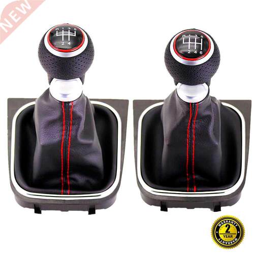 5 / 6 Speed Gear Stick Shift Knob Boot For VW Golf 5 6 MK5 M