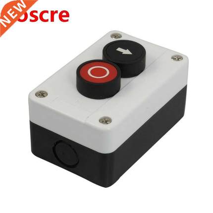 Momentary Red Black Sign N/C Push Button Switch Station AC 6