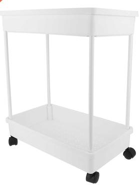 Rolling Storage Cart 2-tier Rolling Storage Rack Storage