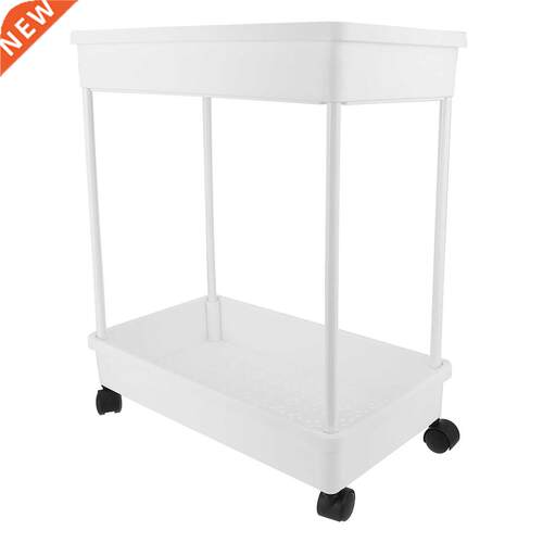 Rolling Storage Cart 2-tier Rolling Storage Rack Storage