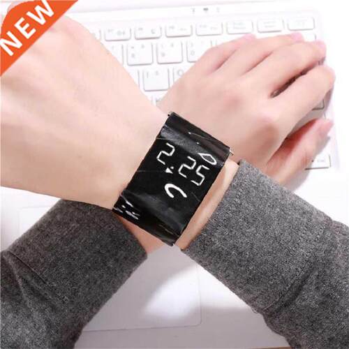 Waterproof Good-looking Wristand Paper Watch LED Clock Watc