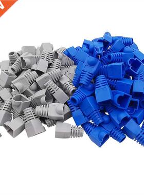 50Pcs RJ-45 CAT5E CAT6 Adapter Cap Ethernet Network Cable Co