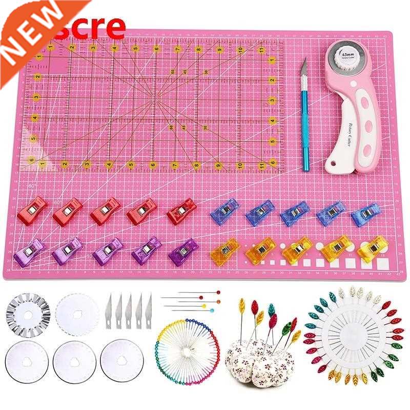 126PCS Fa Roty Cutter Set With Replacement Blades, A3